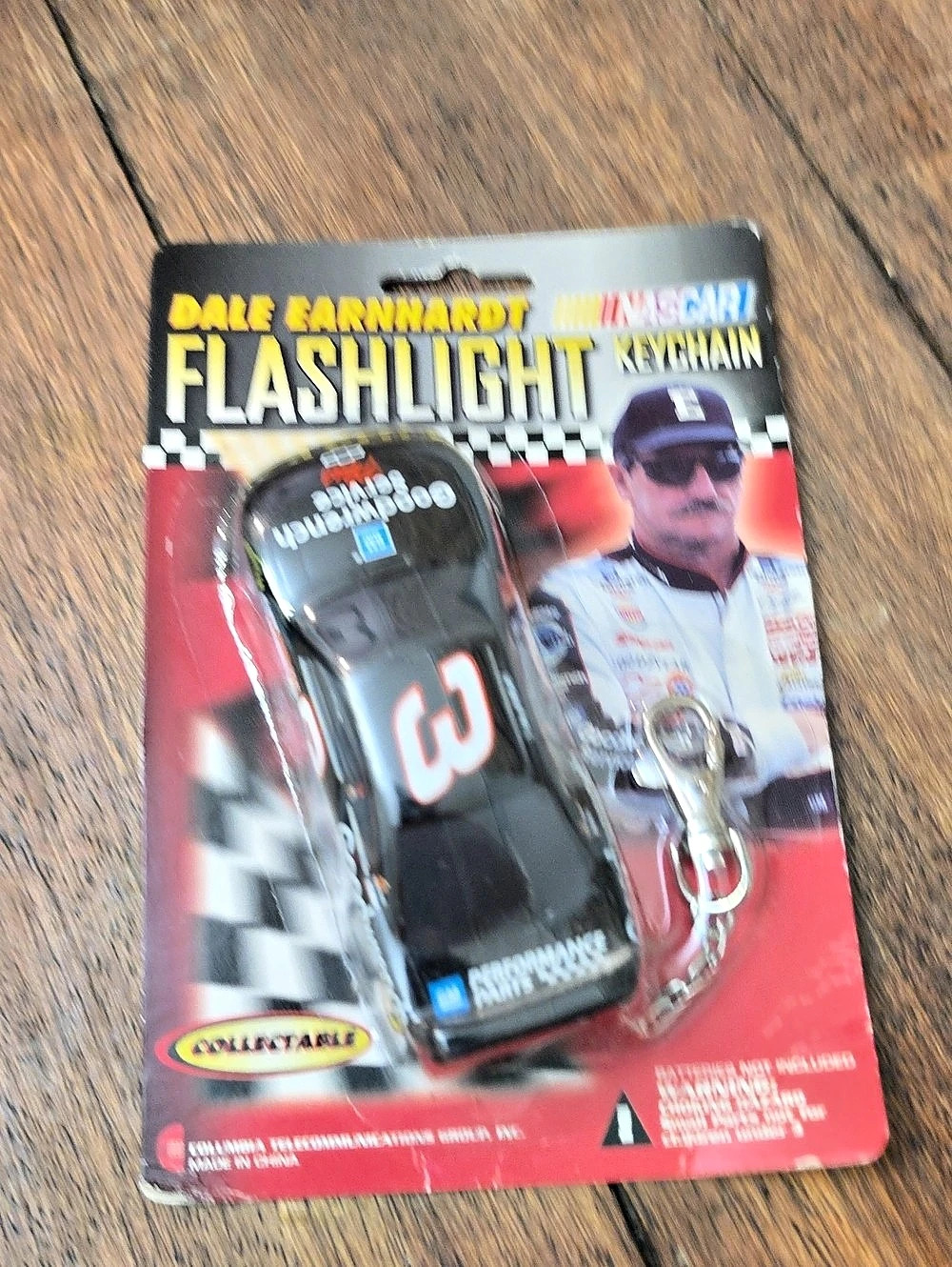 Dale Earnhardt KYC-3 Key Chain Flashlight Key Chain Flashlight Black & Red NWT